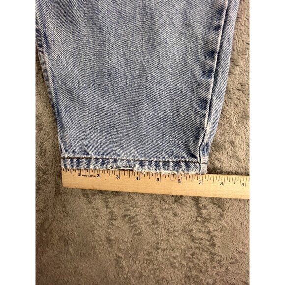 Vintage Georgia Jean Co Jeans Womens 18 Light Wash Relaxed Tapered Denim 90s Y2K - Picture 10 of 16